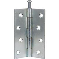 Perry Loose Pin Hinge Zinc 100mm (2 Pack) in Steel