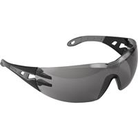 Uvex Pheos Smoke Lens Safety Glasses in Black