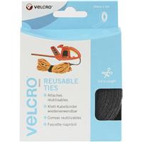 Velcro Brand ONE-WRAP Reusable Ties 30mm x 5m in Black