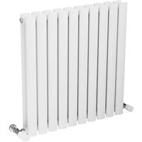 Ximax Bristol Designer Radiator 600 x 584mm 2287Btu Double in White Steel