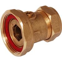 Pump Valve 28mm x 1.1/2" Ball in Brass
