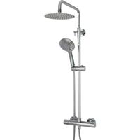 Highlife Spey 2 Thermostatic Bar Diverter Mixer Shower in Chrome Brass