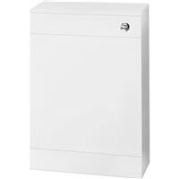 Nuie Mayford Compact Floorstanding WC Unit with Concealed Cistern Gloss 500mm in White MFC