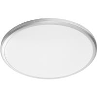 Philips Spray CL260 LED Round Ceiling Light IP44 12W 1200lm Warm White in Silver Plastic