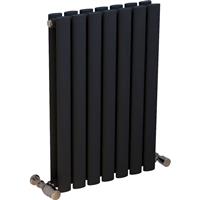 Ximax Bristol Designer Radiator 600 x 410mm 1601Btu Double in Anthracite Steel