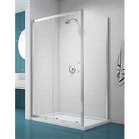 Merlyn NIX Sliding Shower Enclosure Door 1100mm in Chrome Toughened Safety Glass