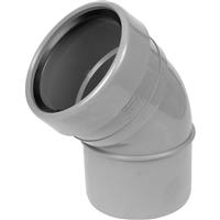 Aquaflow Bend 110mm 135deg Socket / Spigot in Grey Plastic
