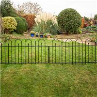 Apollo Easy Fit Fence Post 116cm (13 Pack) in Black Galvanised Steel