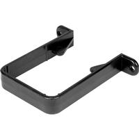 Aquaflow 65mm Square Downpipe Clip in Black PVCU