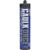 Everbuild Caulk Once 380ml in White Plastic