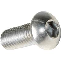 Apex Stainless Steel Socket Button Screw M8 x 25mm (50 Pack) in Silver
