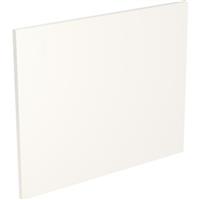 Kitchen Kit Flatpack Slab Appliance Door Super Gloss 490x596mm in White Mdf