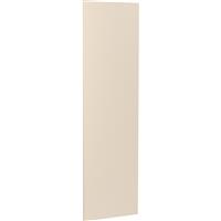 Kitchen Kit Flatpack J-Pull Kitchen Cabinet Larder End Super Gloss 2400x600mm in Cashmere Mdf