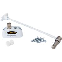 Jackloc Pro Twist Window Restrictor in White Steel