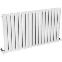 Ximax Bristol Designer Radiator 600 x 990mm 3887Btu Double in White Steel