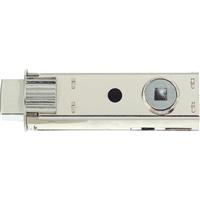 Union JFL27 Push Fit Tubular Bolt 76mm Satin Nickel in Silver