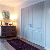 JB Kind Caprice Internal Door FD30 44 x 1981 x 838mm in White Mdf