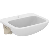 Armitage Shanks Profile 21 Semi-Recessed Basin 50cm 1 Tap Hole in White Ceramic