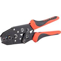 CK C. K Ratchet Crimping Pliers Insulated Terminals 0.5-6mm in Black
