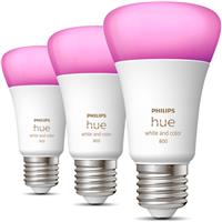 Philips Hue LED A60 White & Colour Ambience Smart Bulb E27 800lm 6.5W