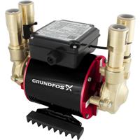 Grundfos STP B Twin Amazon Shower Pump 3.0 bar in Black Brass