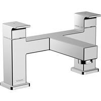 Hansgrohe Vernis Shape Taps Bath Filler in Chrome Brass