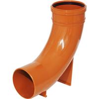 Aquaflow Rest Bend 110mm 87.5deg in Terracotta Plastic