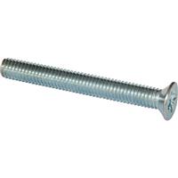 Forgefix Countersunk Phillips Machine Screw M6 x 50 (25 Pack) in Silver Steel