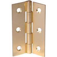 Perry Plated Butt Hinge 38mm (24 Pack) in Brass Steel