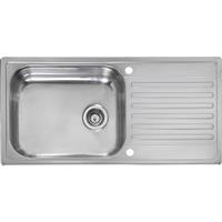 Reginox Reversible Stainless Steel Kitchen Sink Single Bowl in Silver