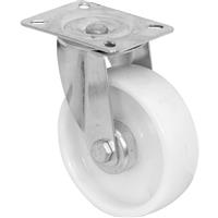 MOVE IT Swivel Castor 75mm 70kg in White Polypropylene