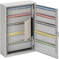 Burg-Wachter Heavy Duty Key Cabinet 150 Hooks in Grey Steel