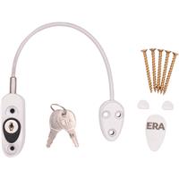 ERA Window Safety Restrictor in White Aluminium