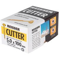 Reisser Cutter Pozi Screw 5.0 x 100mm (200 Pack) in Gold