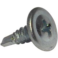 Unbranded Drywall Phillips Screw Wafer Head Self Drill 4.2 x 13mm (1000 Pack) in Green Steel