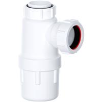 Viva Bottle Trap 75mm Water Seal 1 1/2" in White