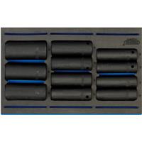 Draper Impact Socket Set in 1/4 Drawer EVA Insert Tray