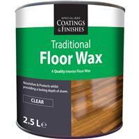 Barrettine Floor Wax 2.5L in Clear