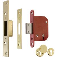 ERA BS 5 Lever Fortress Deadlock 64mm in Brass