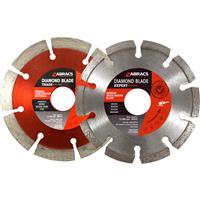 Abracs Brick Raking & General Purpose Diamond Blade Twin Pack 115 x 22mm (2 Pack)