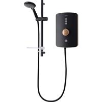 Triton Showers Triton Amala Electric Shower Metallic Brushed Copper 9.5kW in Black