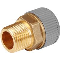 Unbranded Brass Male Adaptor 15mm x 1/2" in Gold Plastic/Brass