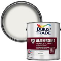 Dulux Trade Weathershield Exterior Undercoat Paint 2.5L in White