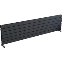 Ximax Oxford Duo Horizontal Designer Radiator 445 x 1800mm 4679Btu in Anthracite Steel