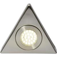 Culina Fonte 240V LED Triangle Under Cupboard Light 1 x 1.5W 140lm light in Nickel