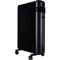 TCP Smart WiFi Portable Free-Standing Radiator 9 Fin 2000W in Black
