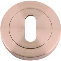 Stanza Standard Profile Escutcheon Gold in Tuscan Rose