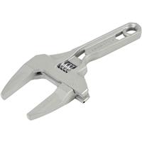 Unbranded Superwide Jaws Adjustable Wrench 8" (200mm) in Silver Aluminium
