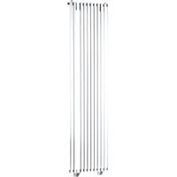 Towelrads Oxfordshire Vertical Single Panel Designer Radiator 1800 x 465mm 4237Btu in White Steel