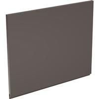 Kitchen Kit Flatpack J-Pull Appliance Door Super Gloss 490x596mm in Graphite Mdf